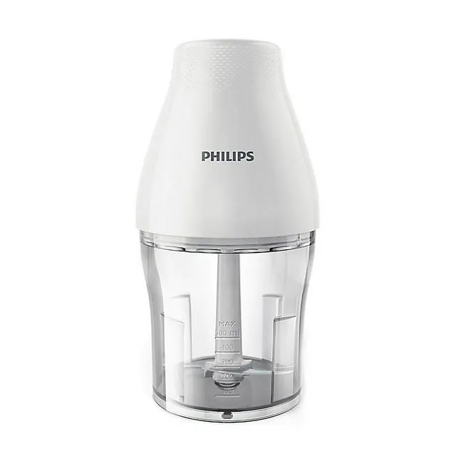 Philips MultiChopper Food Processor w/ Chop Drop Technology, White HR2505/56