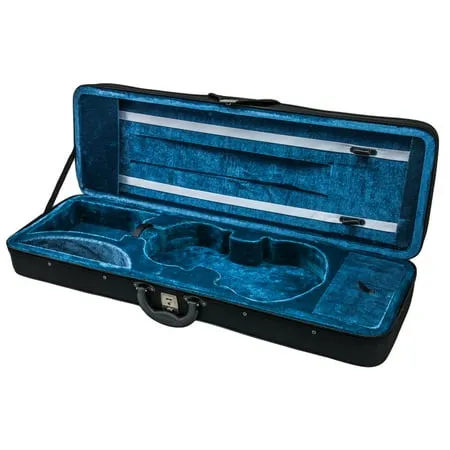 SKY 4/4 Full Size Violin Oblong Case Lightweight with Hygrometer Black