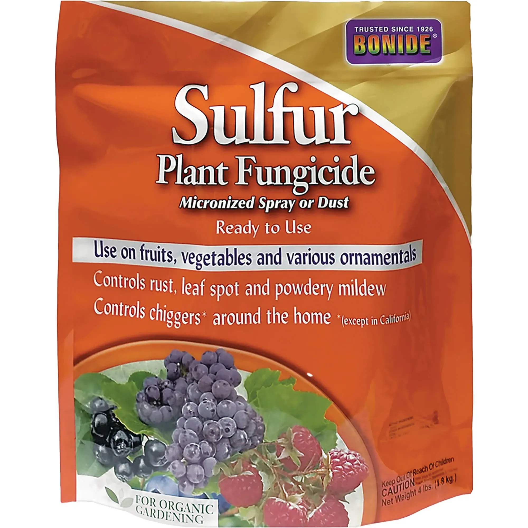 Bonide Sulfur Plant Fungicide Dust