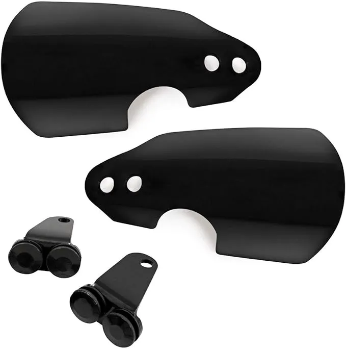 Memphis Shades Hand Guards Compatible for Harley-Davidson Road King Special 2019 - Black Opaque