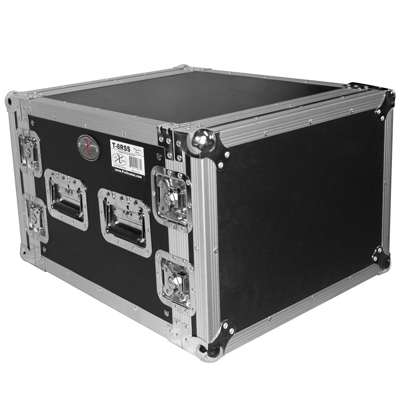 ProX T-8RSS 8U Space 19" Depth Amp Rack Mount ATA Flight Case with TSA ...