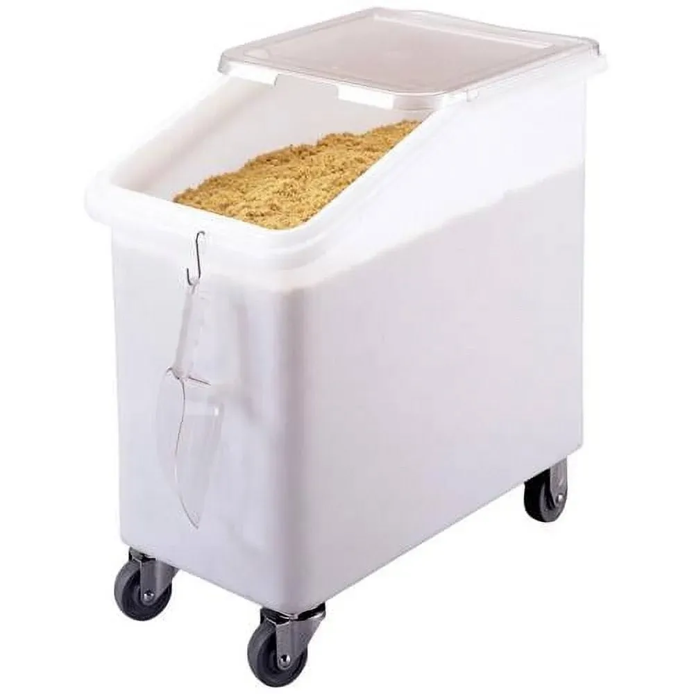 Cambro 27 Gallon Commercial Mobile Dry Ingredient Bin Food Storage Casters