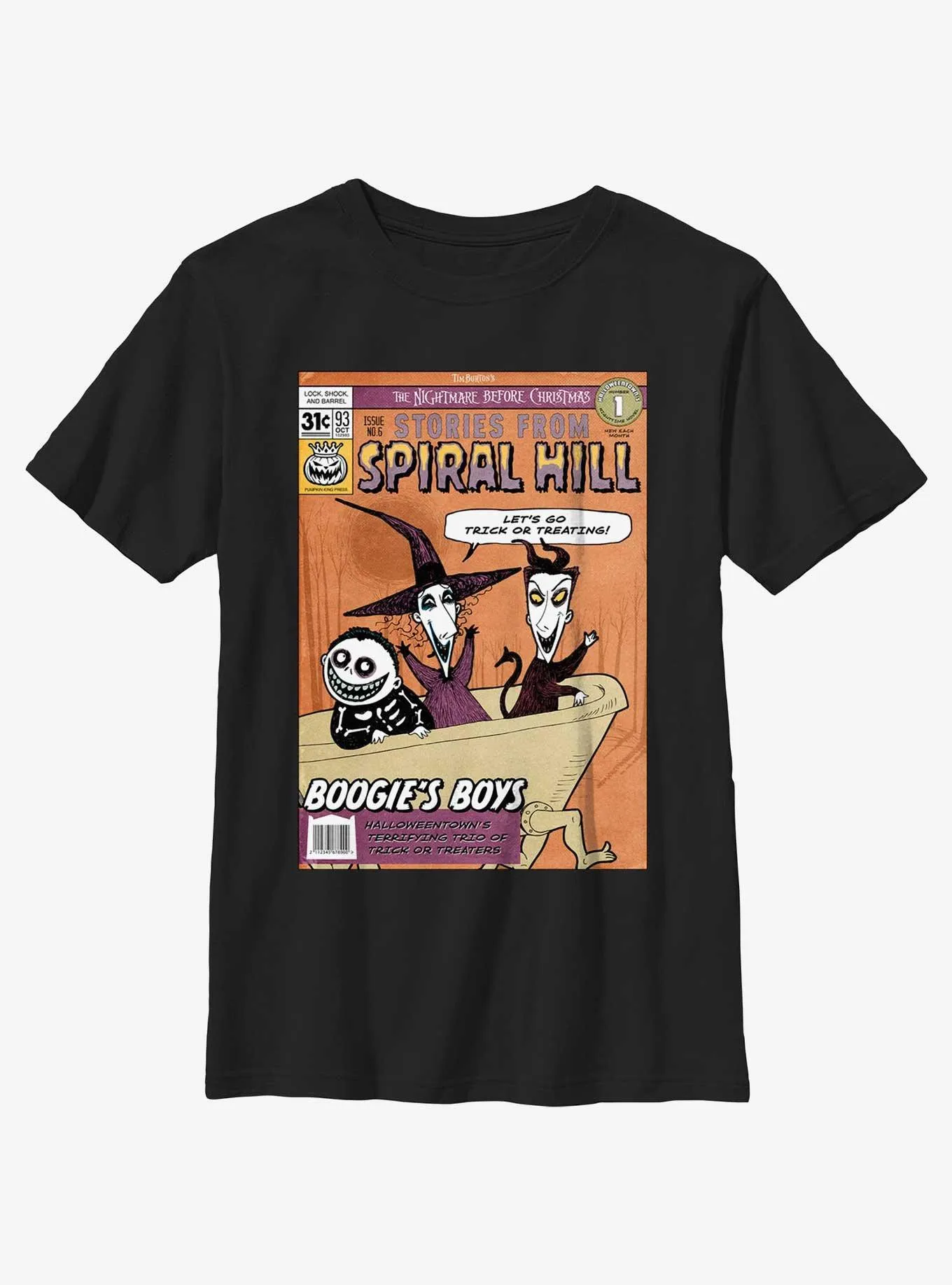 Disney The Nightmare Before Christmas Stories From Spiral Hill Boogie's Boys Youth T-Shirt | BoxLunch