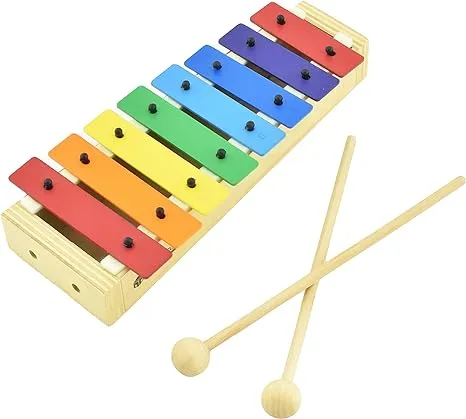 MUSICUBE Xylophone for Kids Wood Xylophone with Mallets Orff Music Instrument for Educational& Preschool Learning Baby Percussion Kit with Professional Tuning for Toddlers Gift Choice for Children age