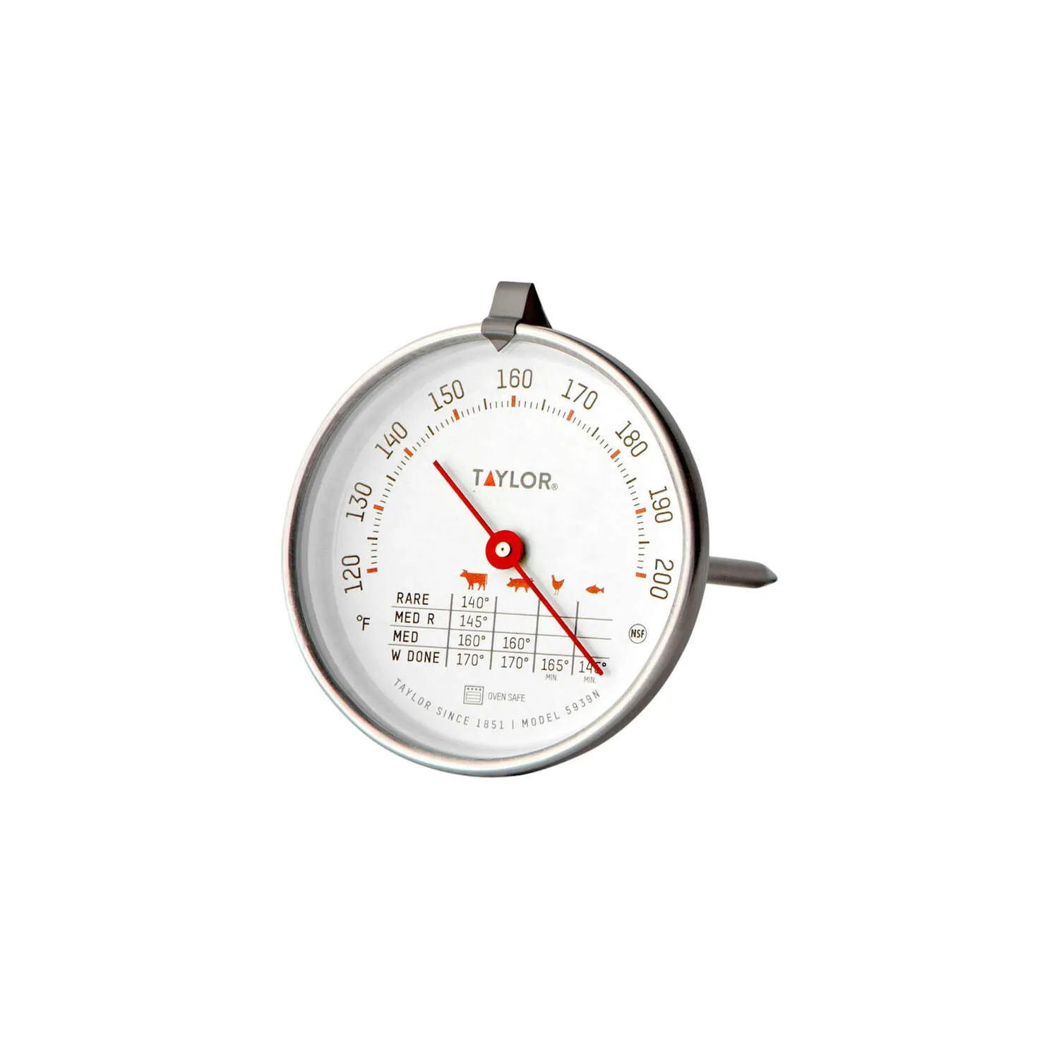 Taylor 5939N Meat Dial Thermometer