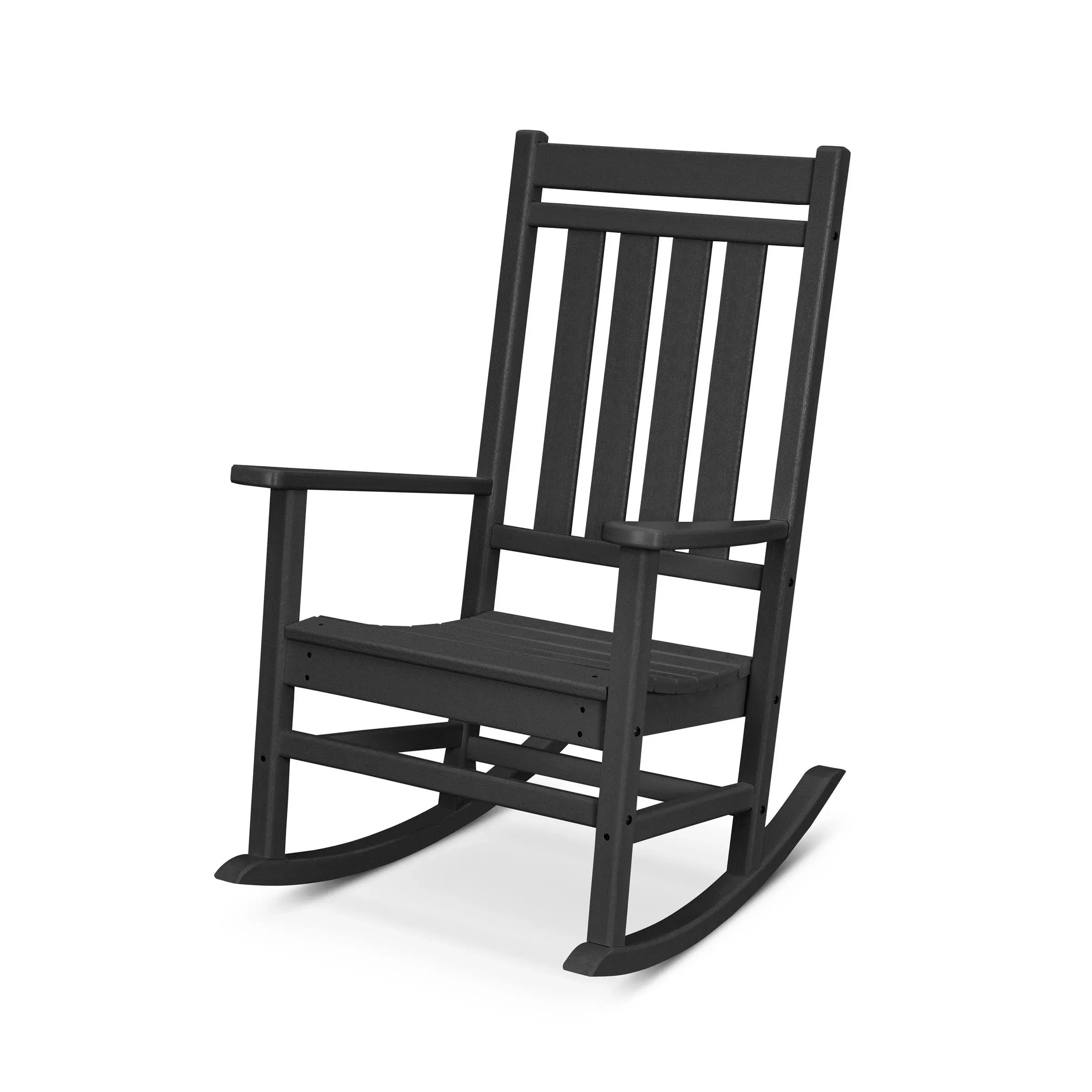 POLYWOOD Estate Rocking Chair - Black