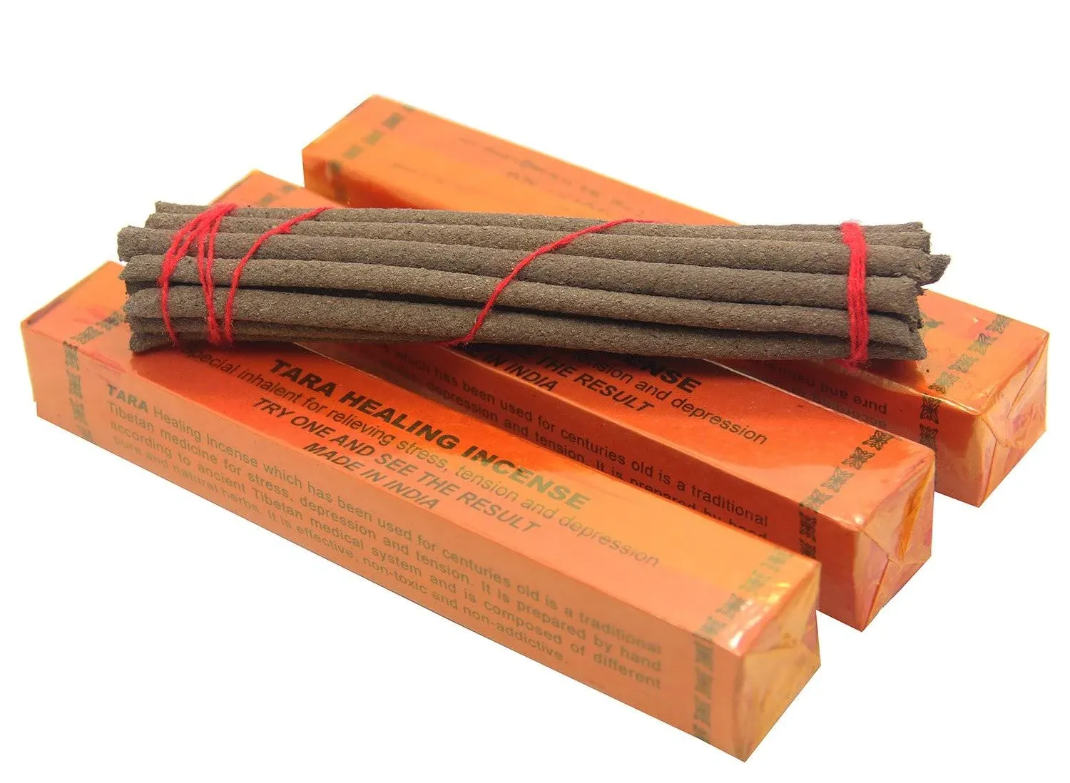 DharmaObjects Tara Healing Tibetan Incense 45 Sticks 3 Box Small