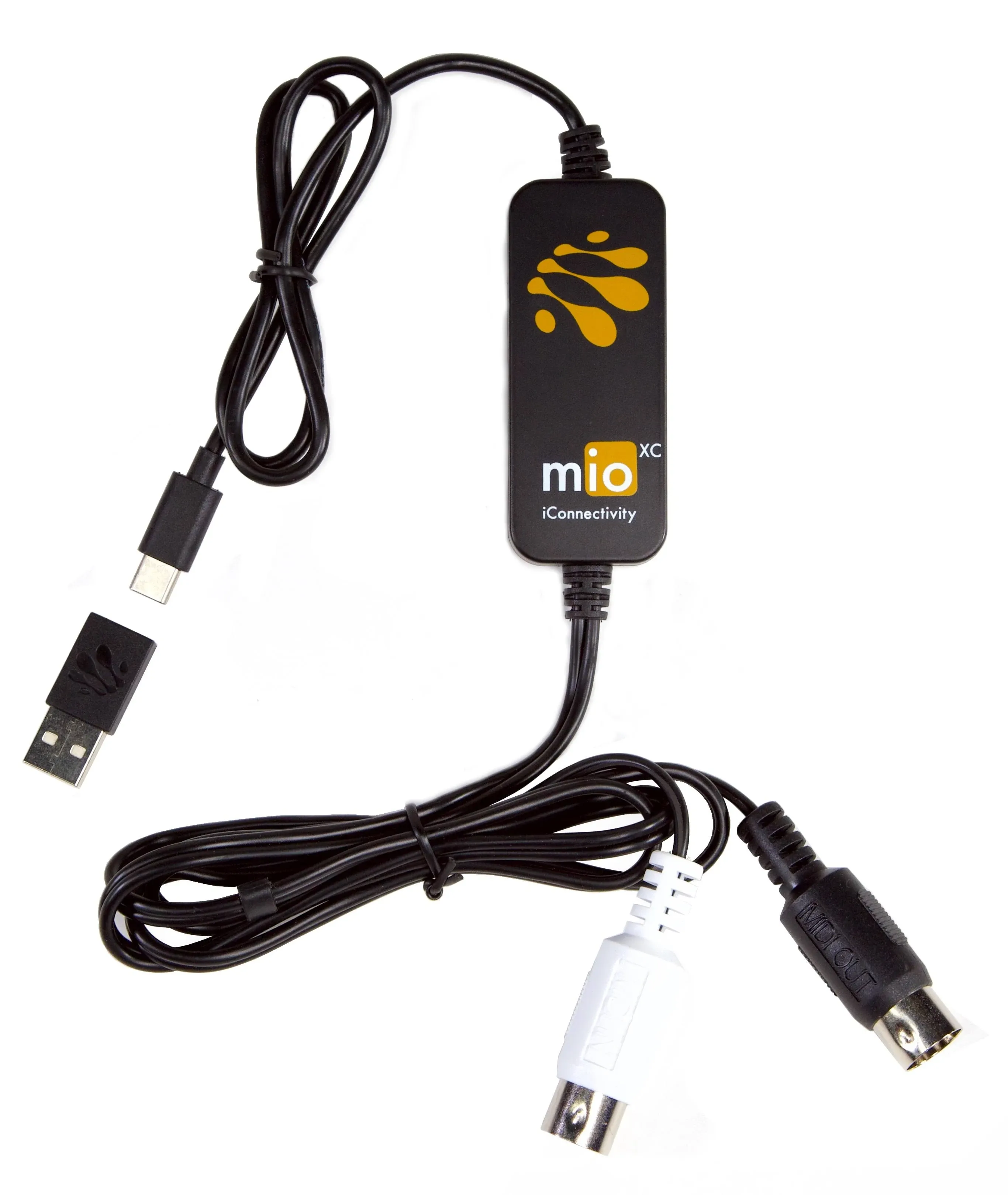 iConnectivity mioXC USB Type-C and USB Type-A MIDI Interface 1 x 1, Wired