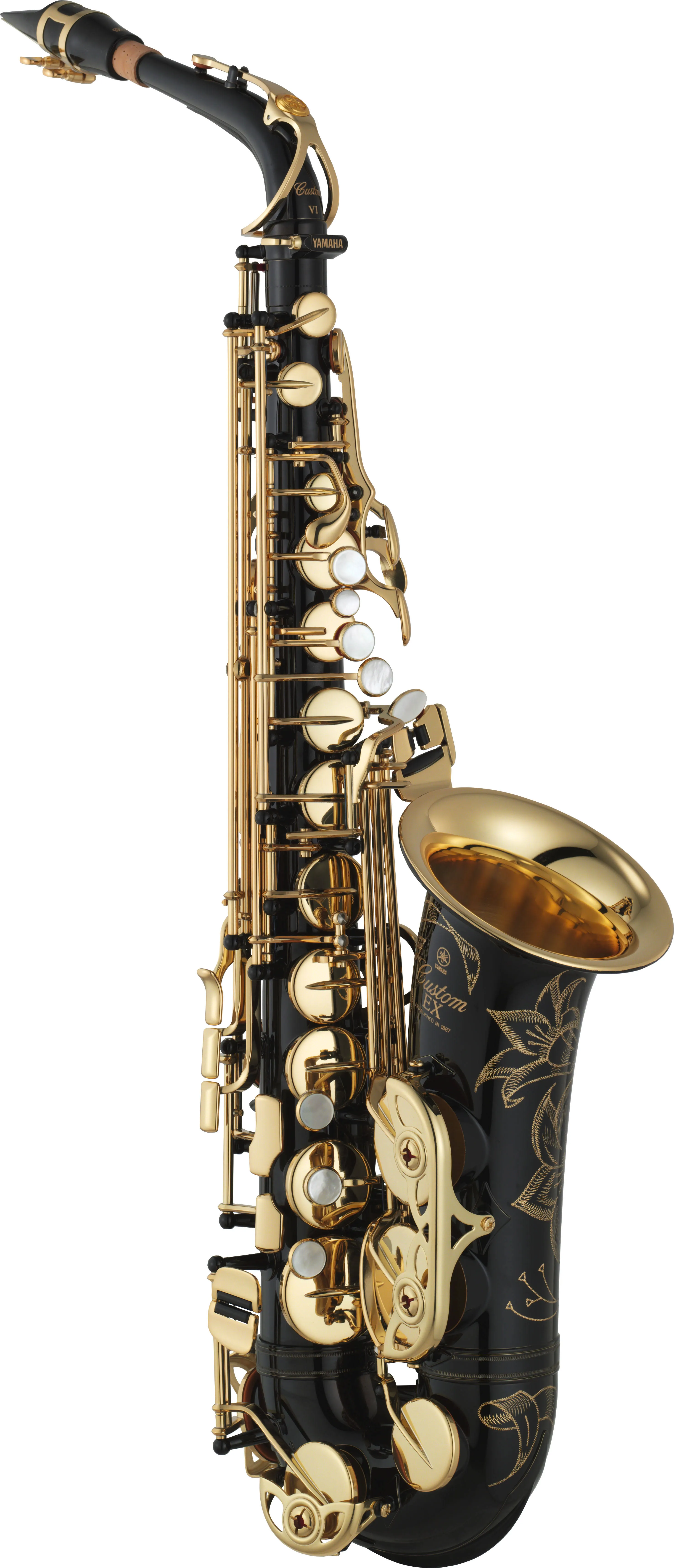 Yamaha YAS-875EXII Custom Professional Alto Saxophone - Black Lacquer