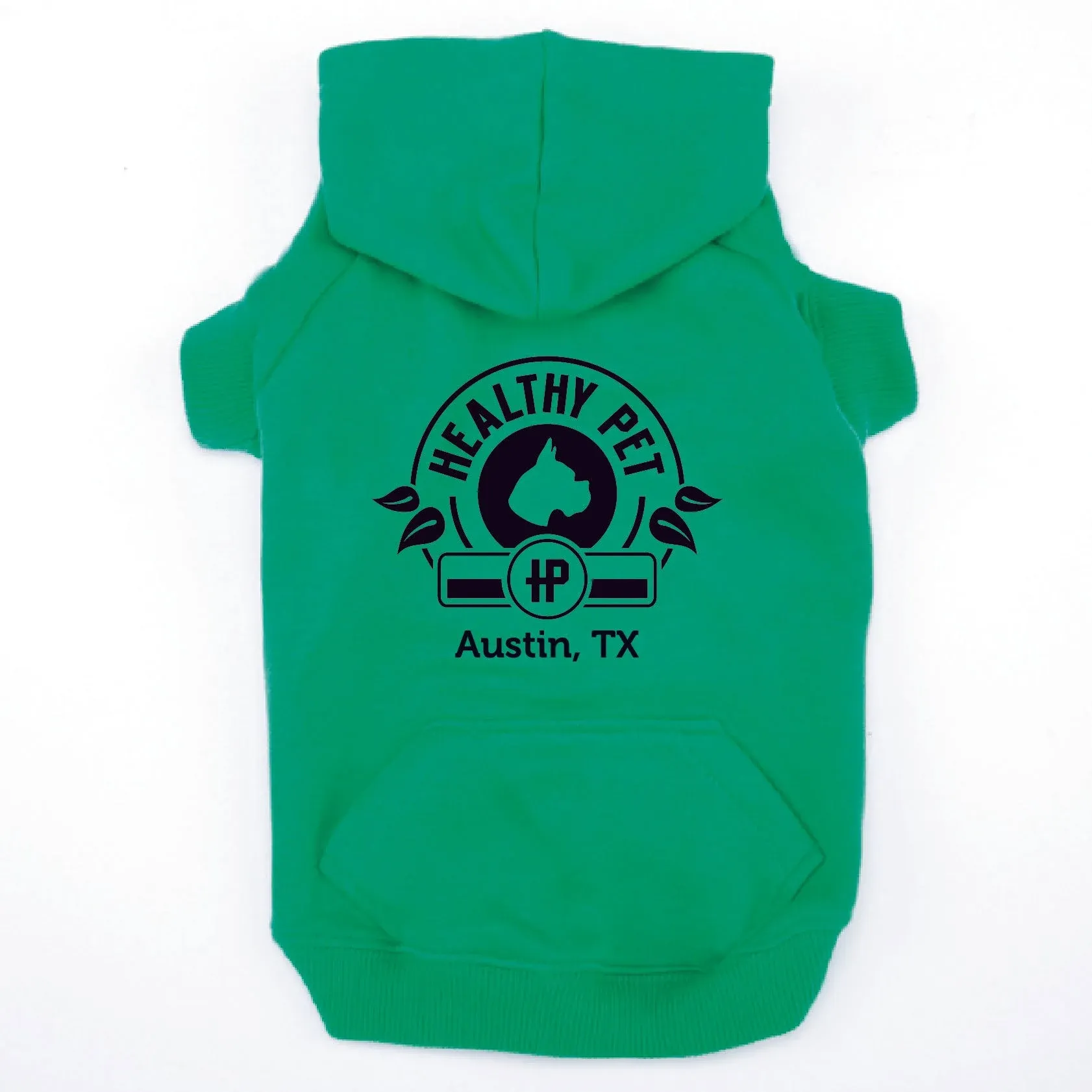 Pet Pals ZA6015 20 43 Casual Canine Basic Hoodie Lrg Green