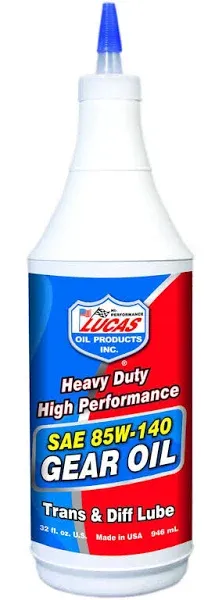 Lucas Oil Gear Oil 85W-140 Case of 12