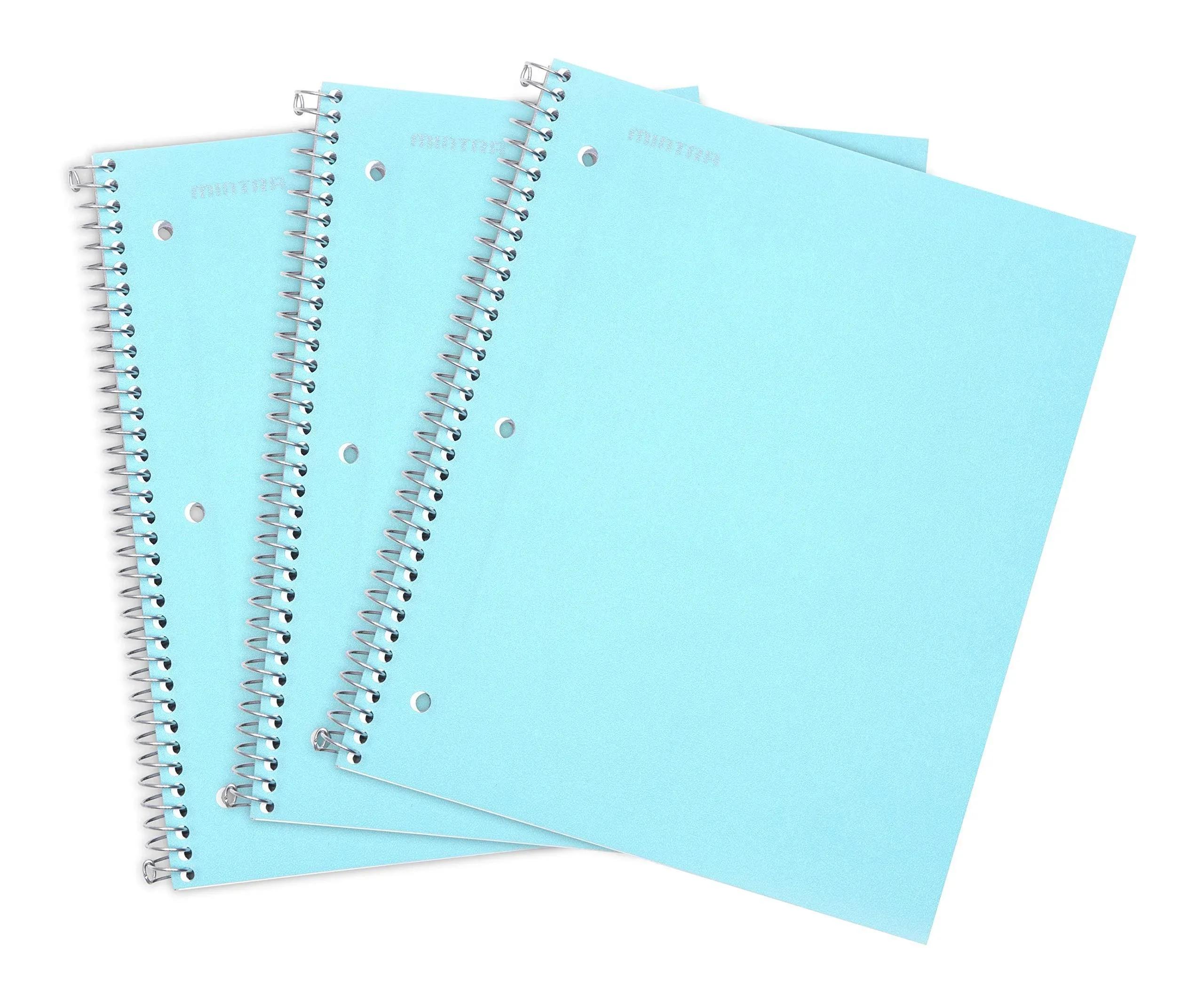 Spiral Durable Notebooks, 3 Pack (1 Subject, Wide Ruled)