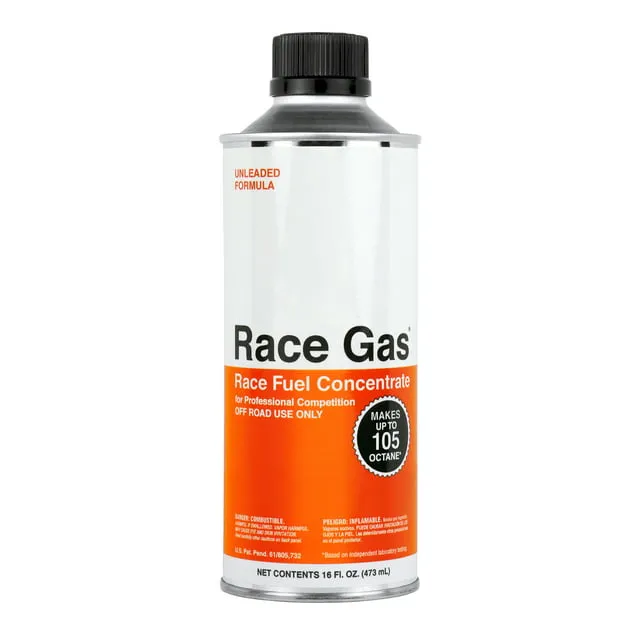 100016 Race Gas Fuel Additive For 87-93 Octane Gas