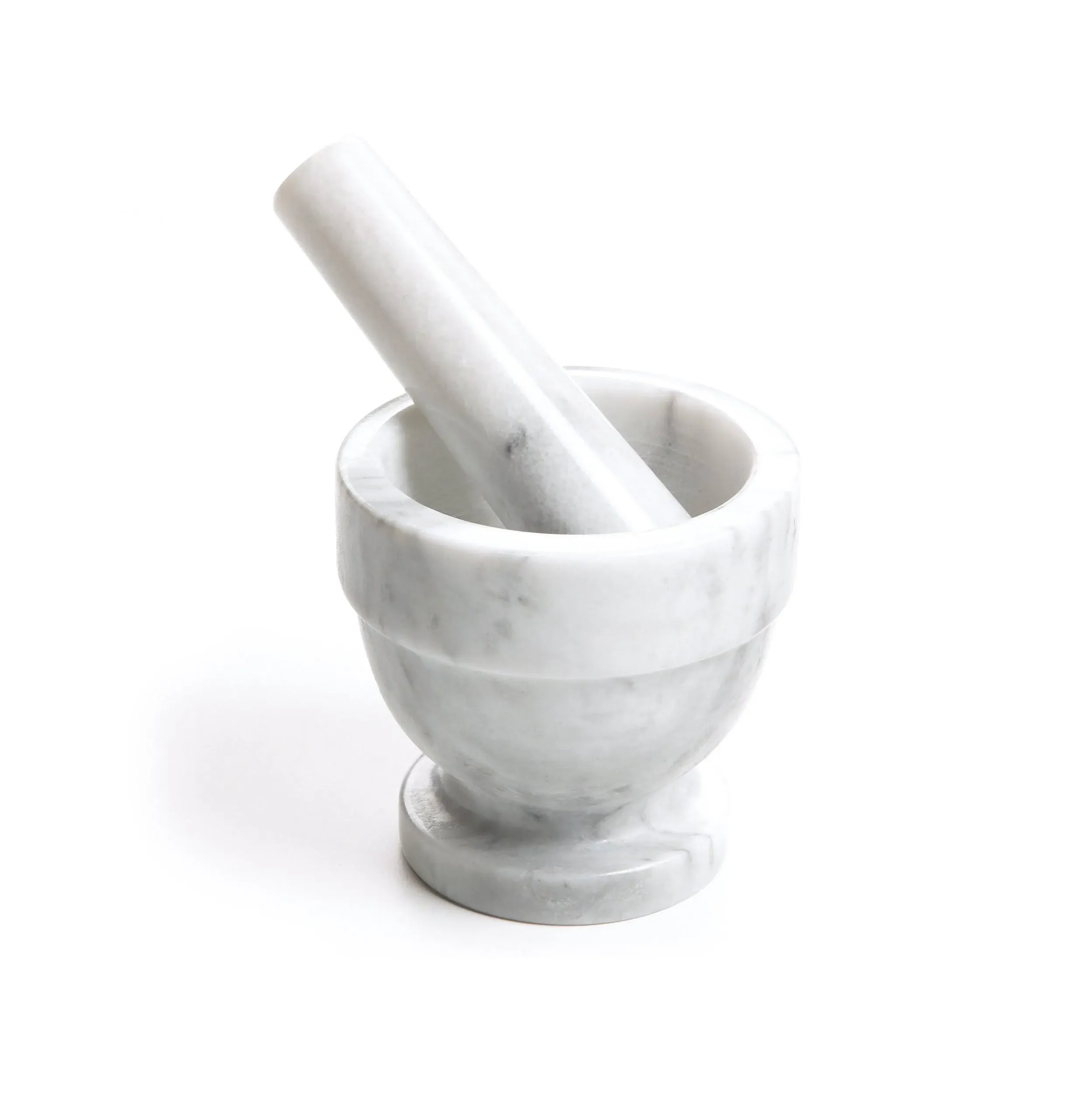 Fox Run White Marble Mortar & Pestle 4-Inch