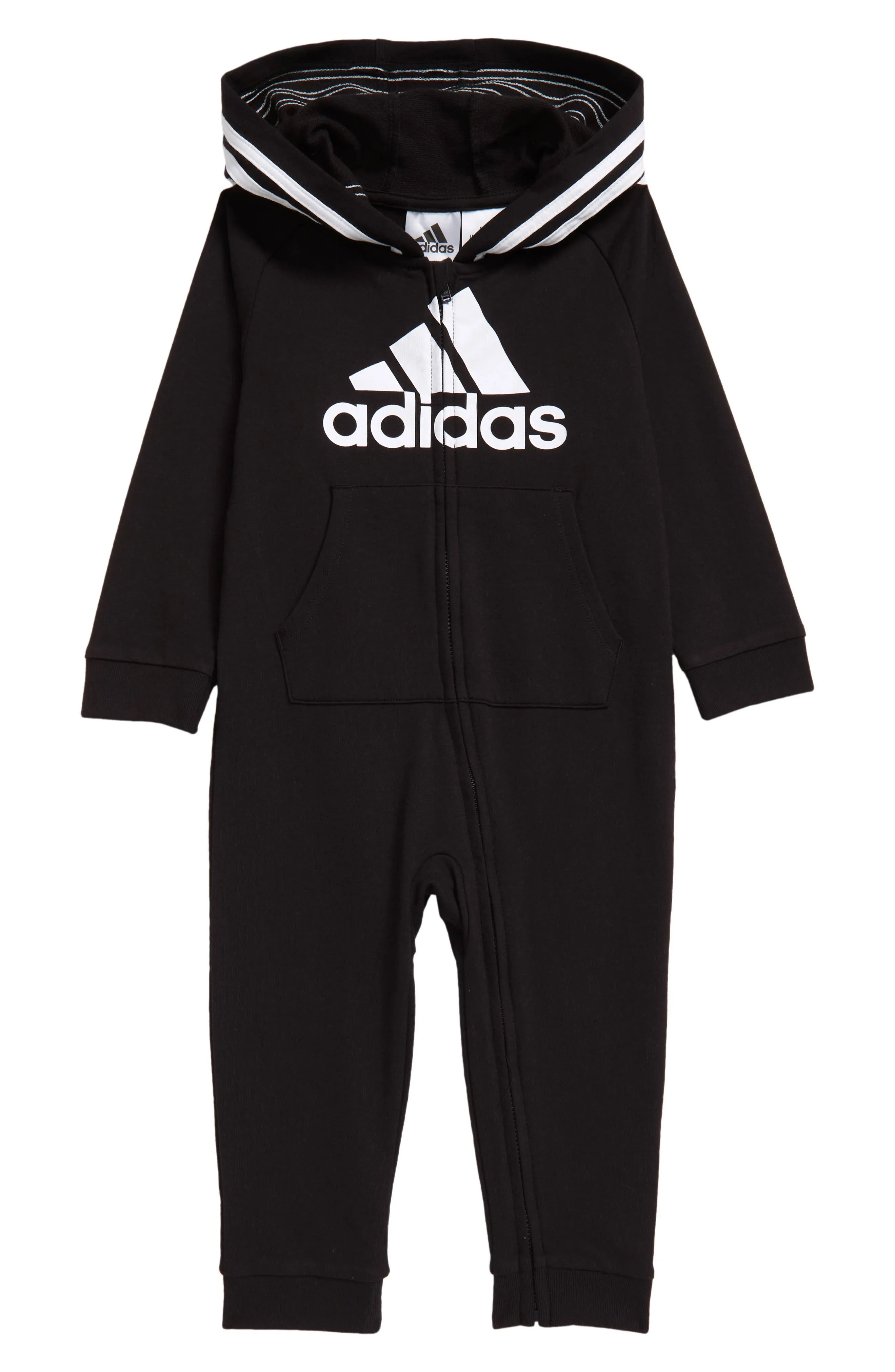 Adidas Size 12M Hooded Coverall in Black