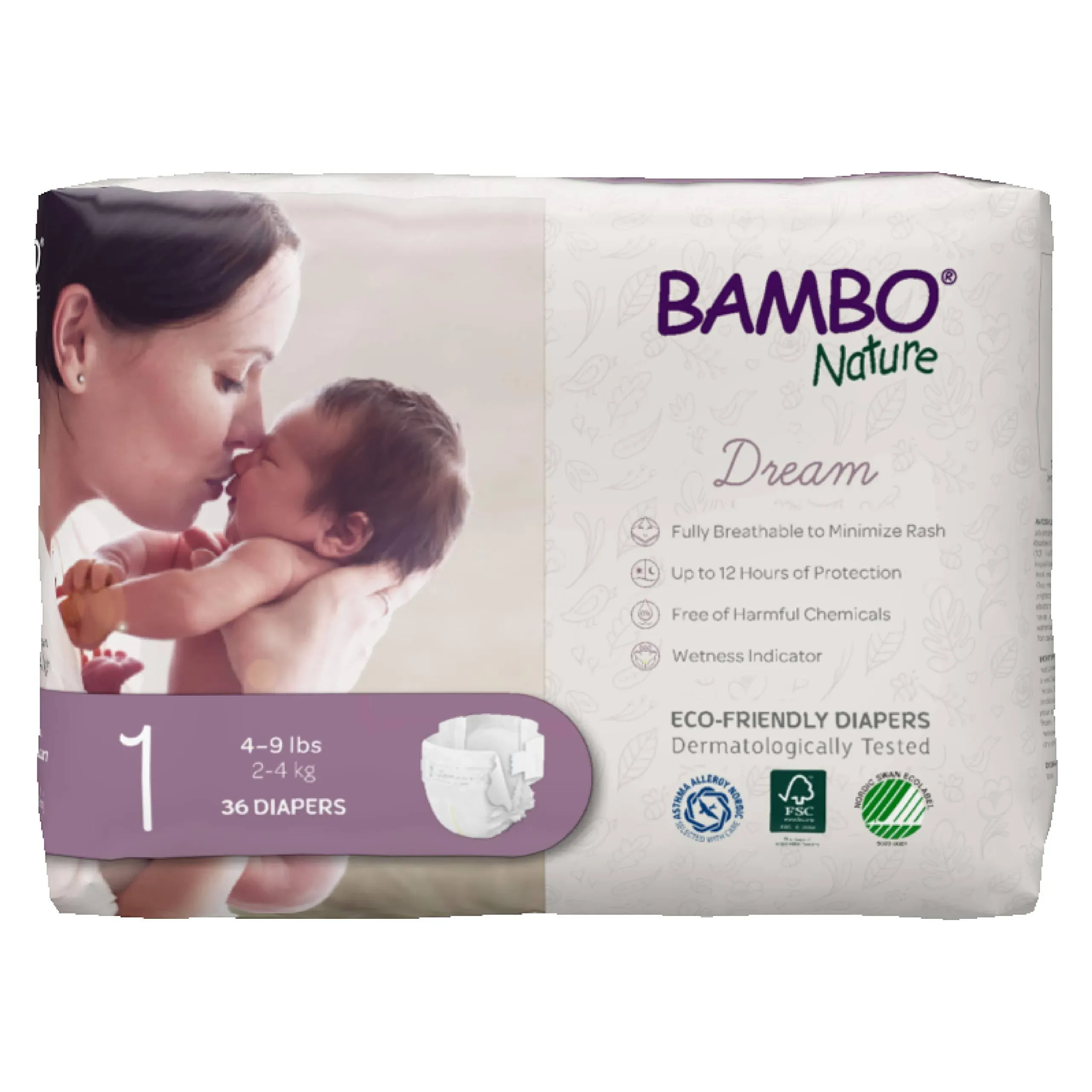 Bambo Nature Baby Diapers Size 1