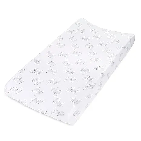 Aden + Anais Essentials Changing Pad Cover, Safari Babes- Elephant