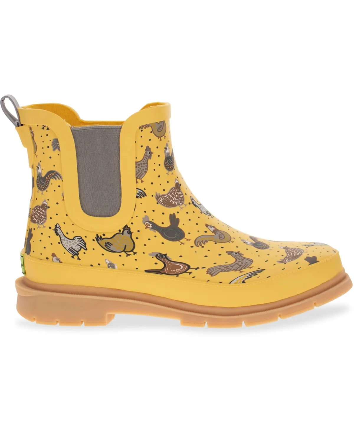 "Women's Hen Frenzy Chelsea Rain Boot In Yellow"