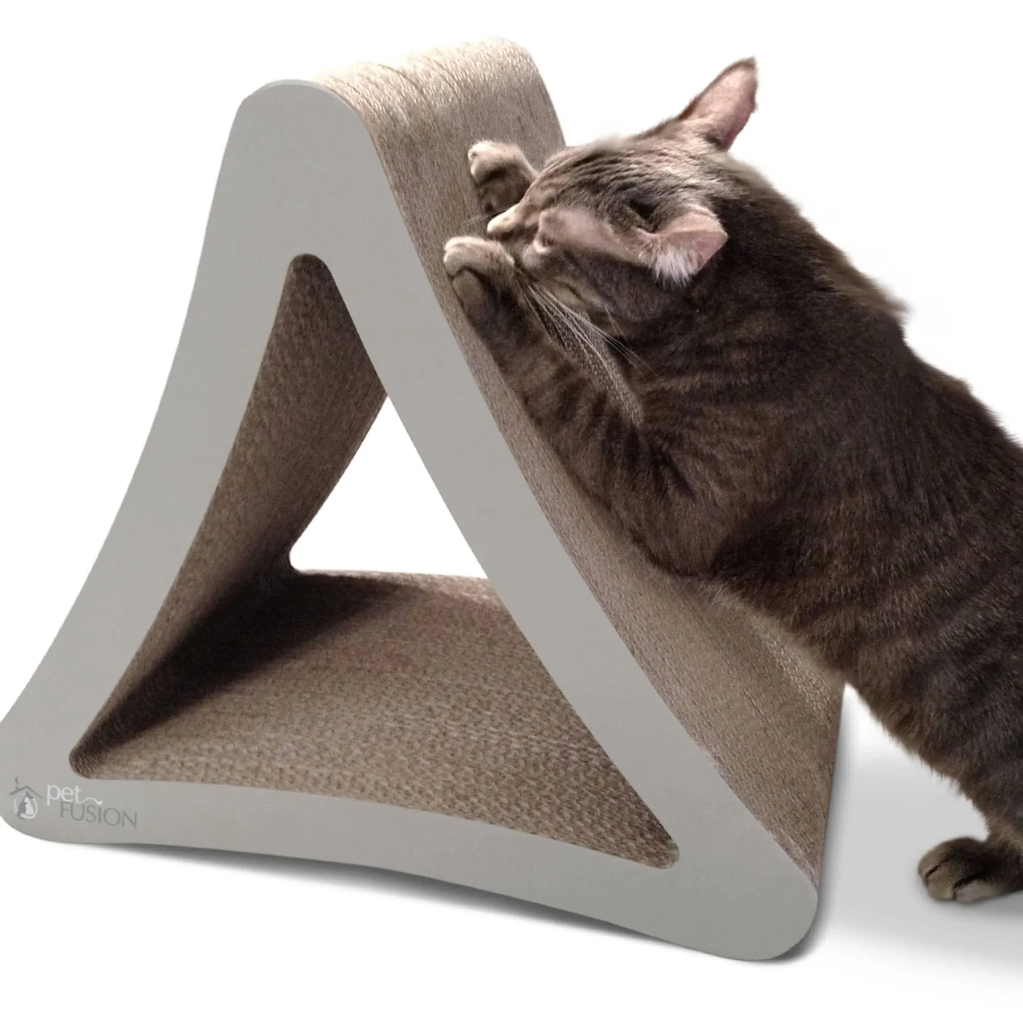 PetFusion 3-Sided Vertical Cat Scratching Post, Standard