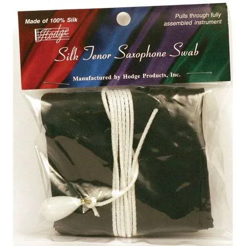 Hodge Silk Tenor Sax Swab - Black