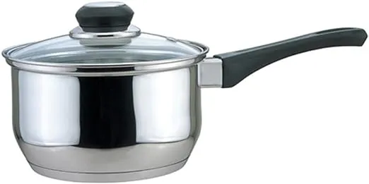 Culinary Edge 01001 Saucepan with Glass Cover 1-Quart