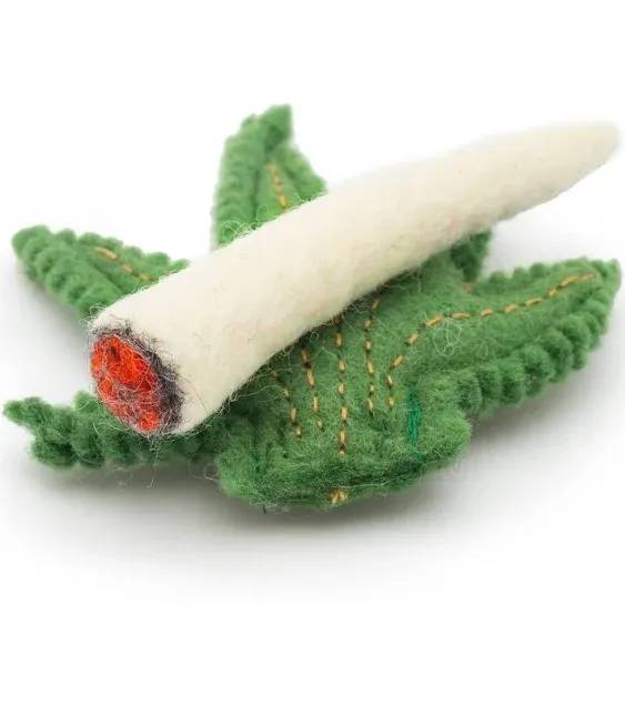 Glaciart One Catnip Joint & Leaf Cat Toy Set