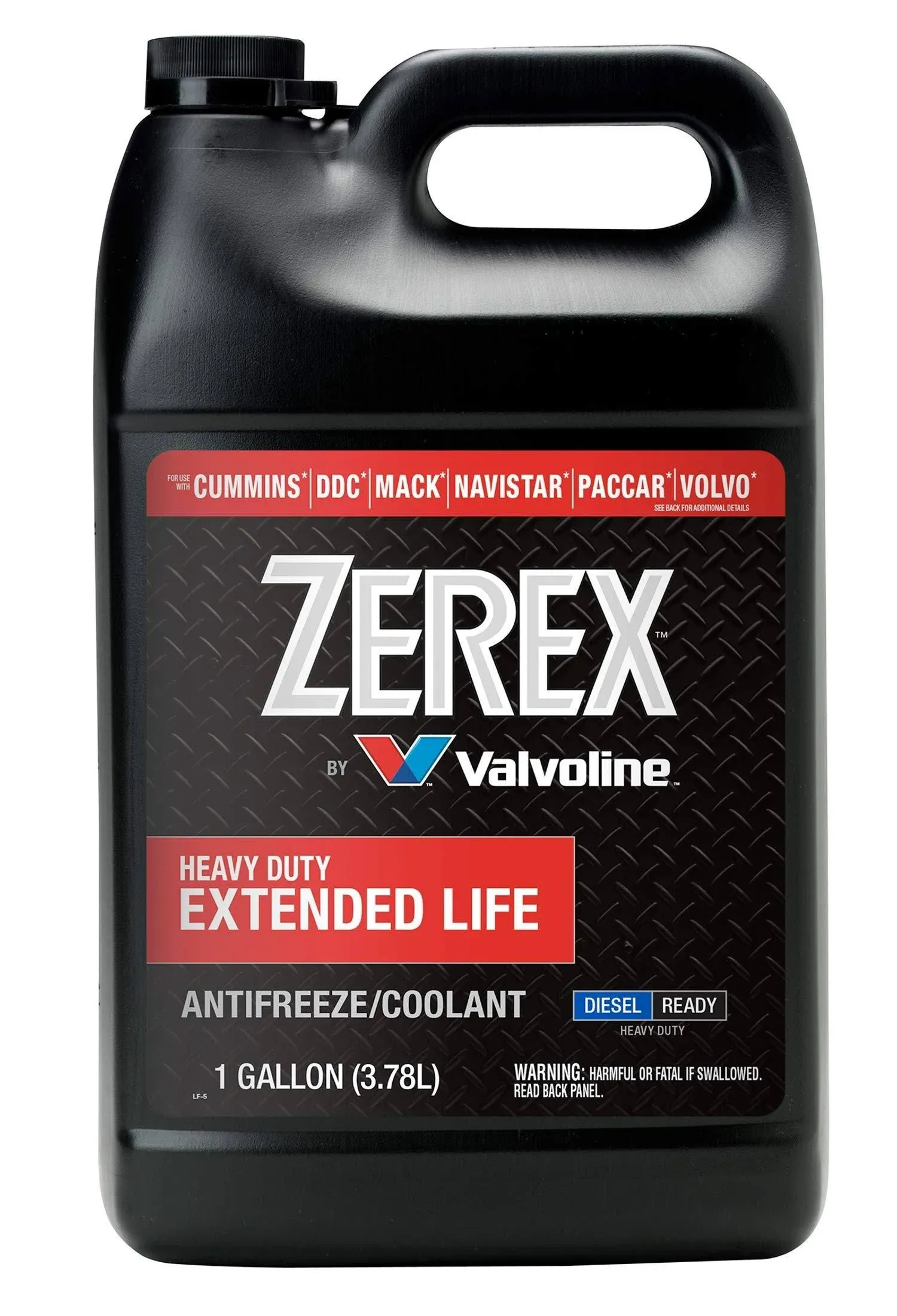 Zerex ZXED1 Antifreeze Coolant, 1 gal, Concentrated