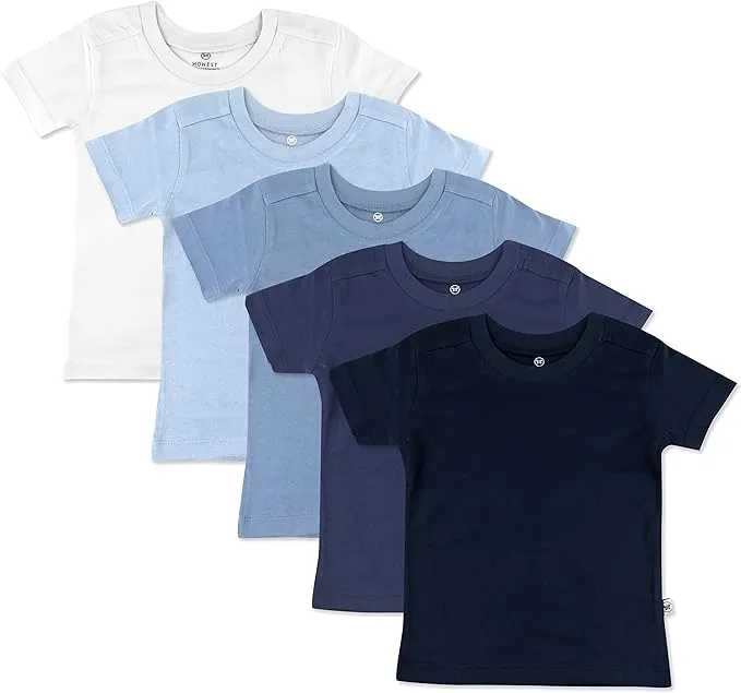 5-Pack Organic Cotton Short Sleeve T-shirts Morning Mountains / 24M