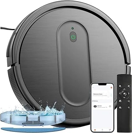 Robot Vacuum and Mopping Combo 2In 1 Mopping Robotic Vacuum 