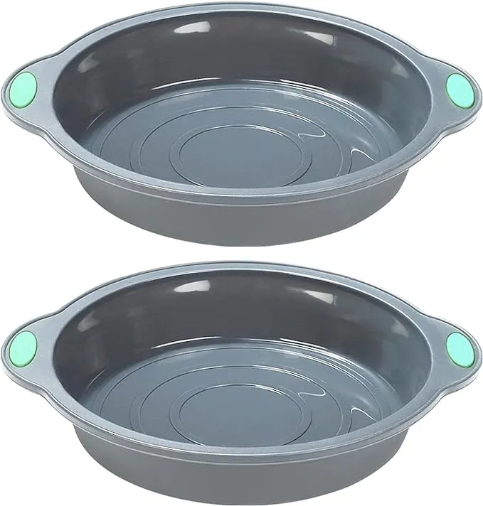 to Encounter 9 inch Silicone Round Cake Pans (2 Pack)