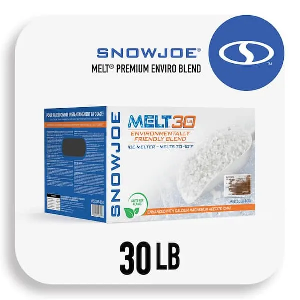 Snow Joe AZ-25-EB Melt-2-Go Nature + Pet Friendly CMA Blended Ice Melter, 25-lb Bag