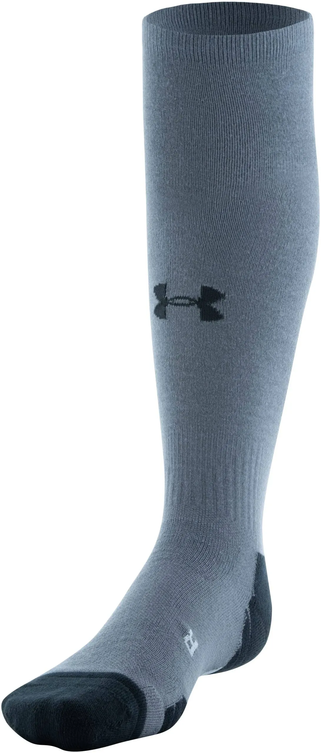 Under Armour Men&#039;s Team Over the Calf Socks, Graphite, Size Men&#039;s 8.5-13