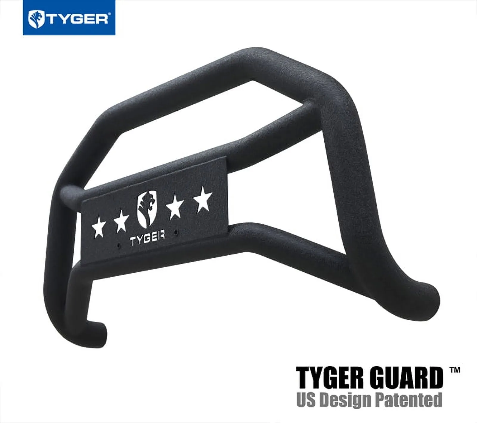 Tyger Auto TG-GD6N60158 Front Bumper Guard Compatible With 2005-2021 Nissan Frontier | Textured Black | Light Mount | Bull Bar