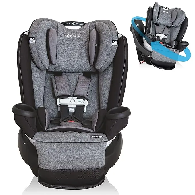 Gold Revolve360 Extend All-in-One Rotational Car Seat with SensorSafe (Opal Pink)