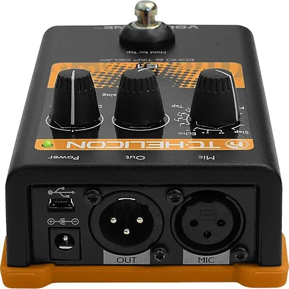 TC-Helicon VoiceTone E1 Vocal Echo and Delay Pedal