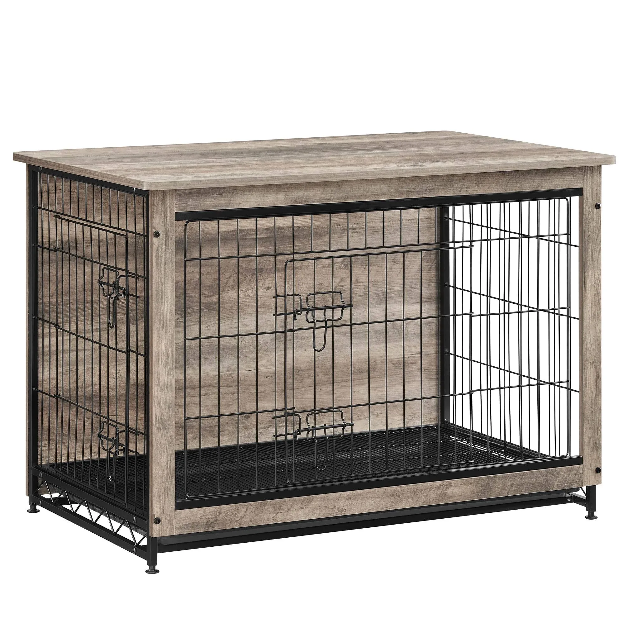 FEANDREA Dog Crate Furniture Side End Table Modern Kennel for Dogs I