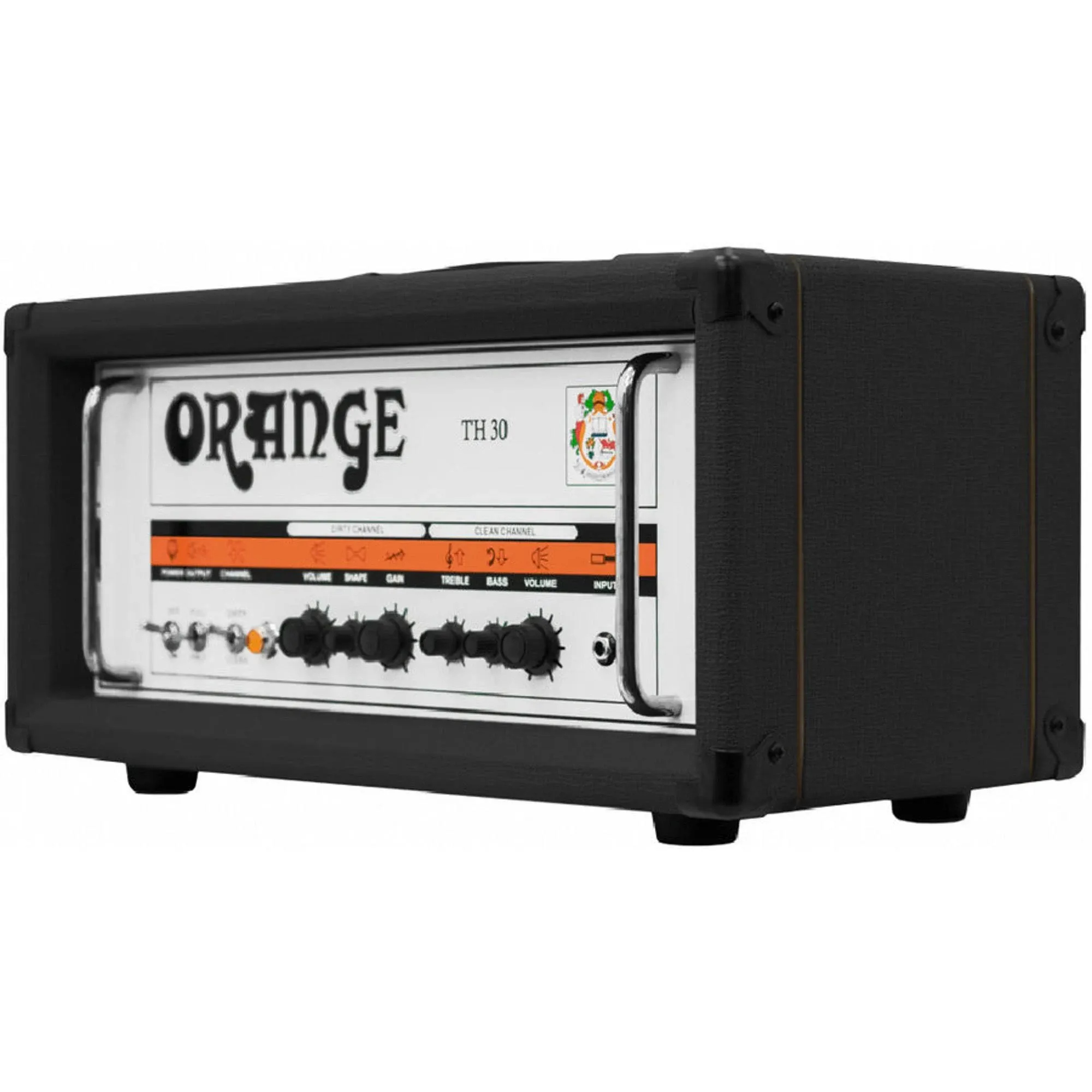 Orange Th30h 30-Watt 2-Channel Tube Head (Black)