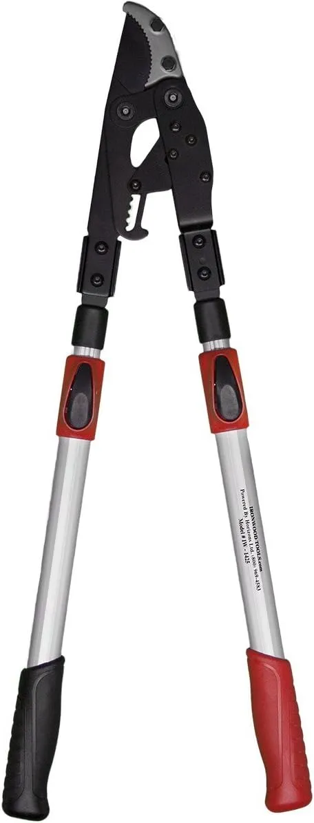 Garden Works Ironwood Tool Company Heavy Duty, Telescopic Handle, 6 Stage Ratchet, Limb and Branch Lopper IW1425 with Non Slip Grips, Made In the USA