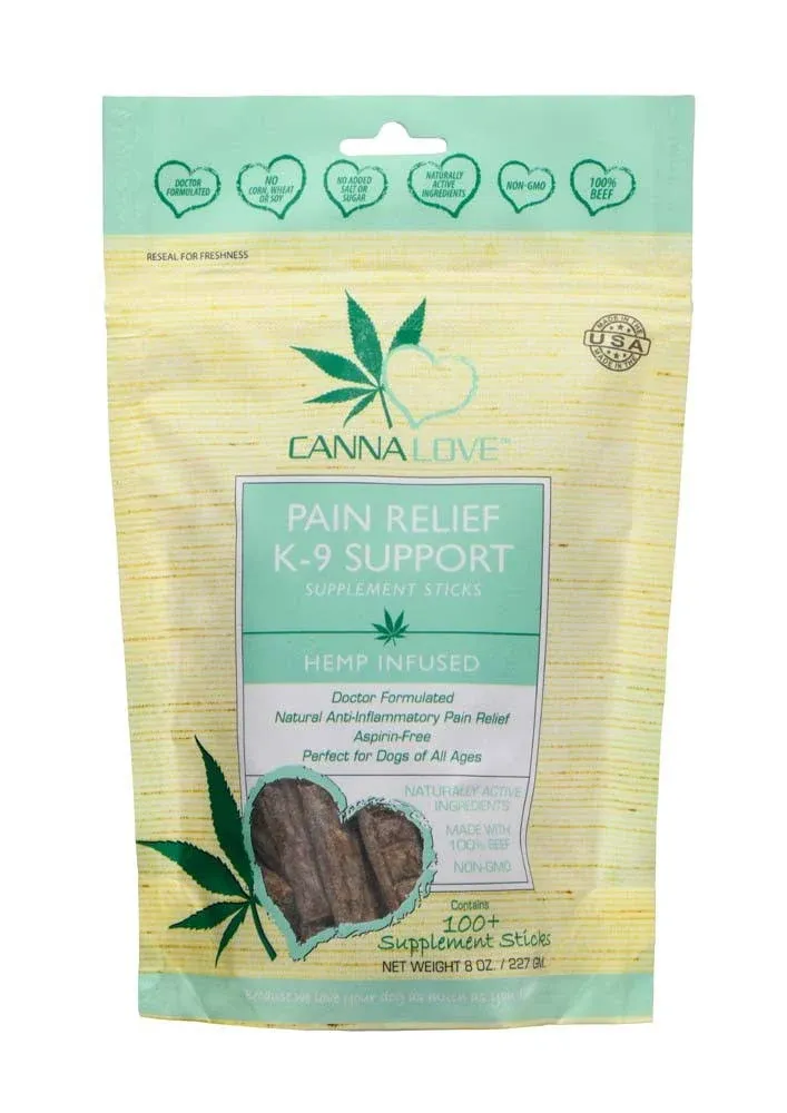 CannaLove Discomfort Relief Hemp Infused Supplement Sticks - 8 oz