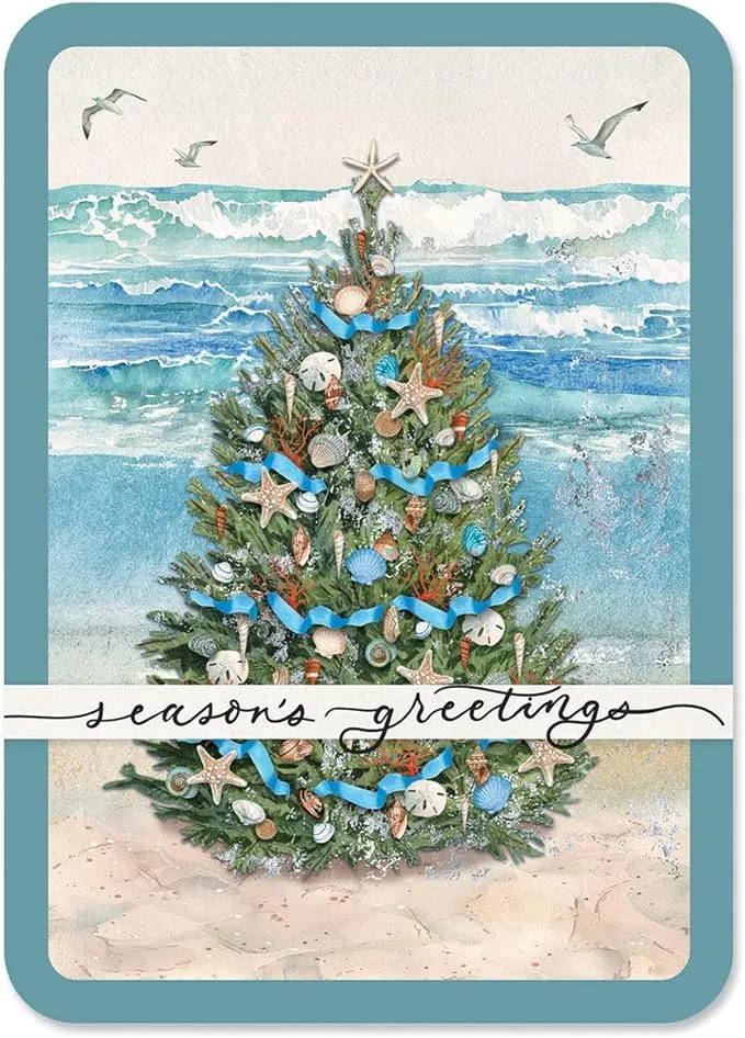 Lynnea Washburn Beach Tree Christmas Cards