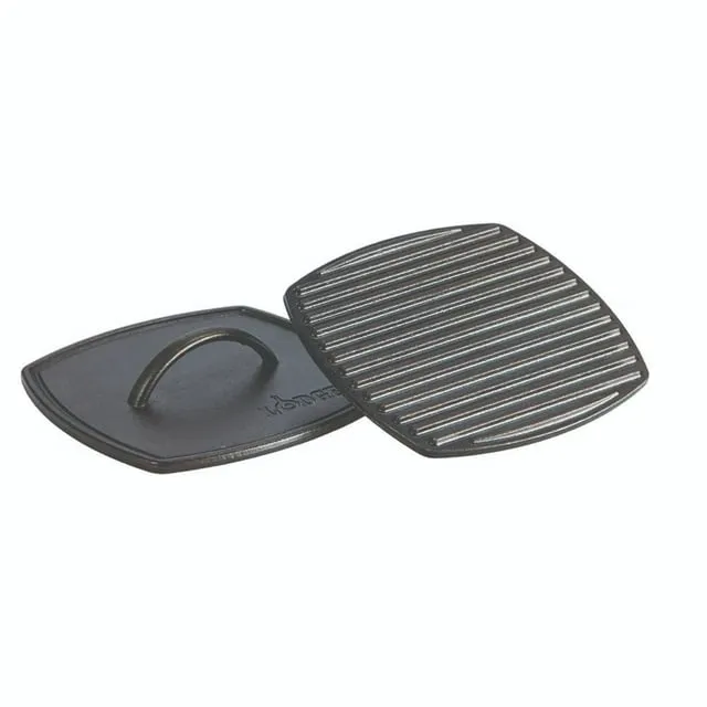 Lodge Cast Iron Logic 8.25" Ribbed Panini or Grill Press, LPP3