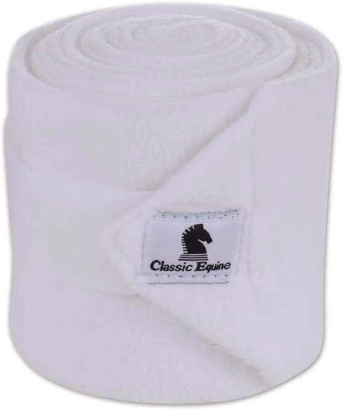 Classic Equine Polo Wraps - White