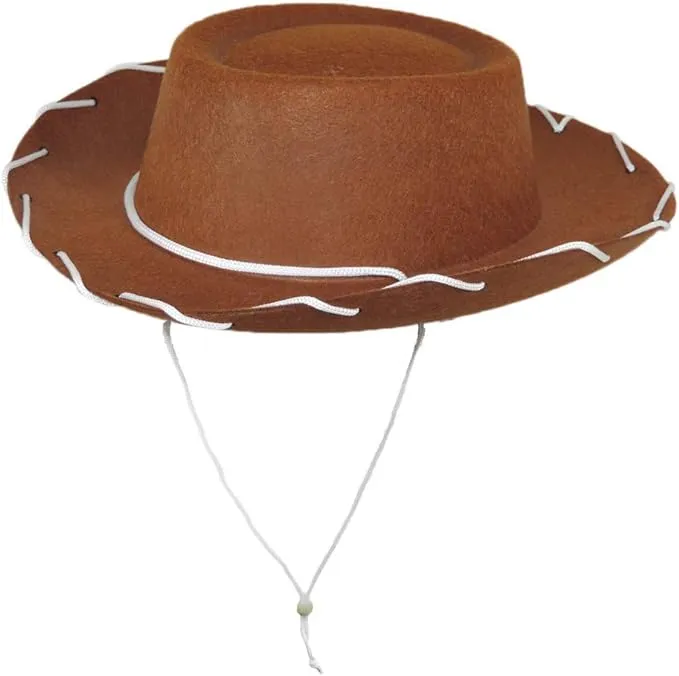 Cowboy/Cowgirl Whipstitch Hat - Costume Accessory - Child Size - 4 Colors