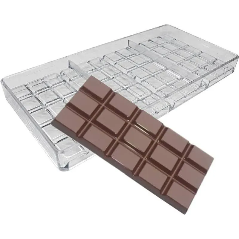 Chocolate Bar Maker Injection Hard Polycarbonate Chocolate Mold PC Candy Mould