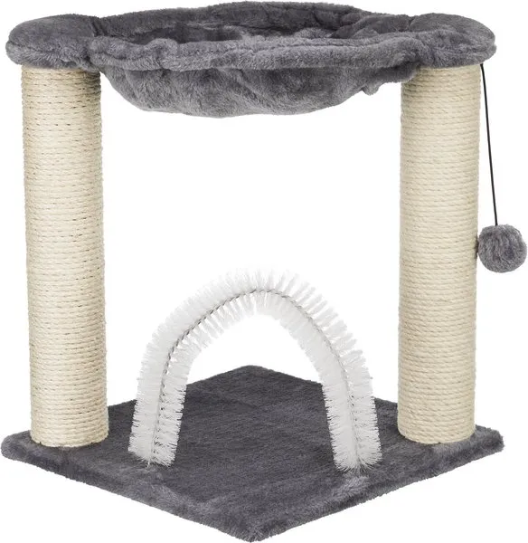 TRIXIE Baza 19.7-in Plush Cat Scratching Post with Hammock