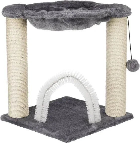 Trixie Baza 19.7-in Plush Cat Scratching Post with Hammock