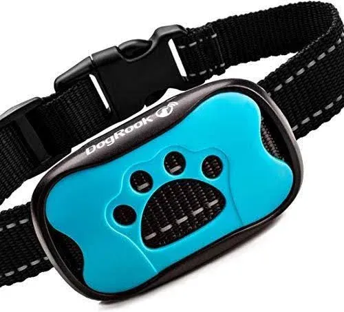 DogRook Dog Bark Collar | Smart Collar for Dog Training | Beep & Vibration | Rechargeable & Waterproof | No Shock Collar for Dogs | Anti Bark Collar for Large Dog, Medium Dog, Small Dog | 12-110 lbs