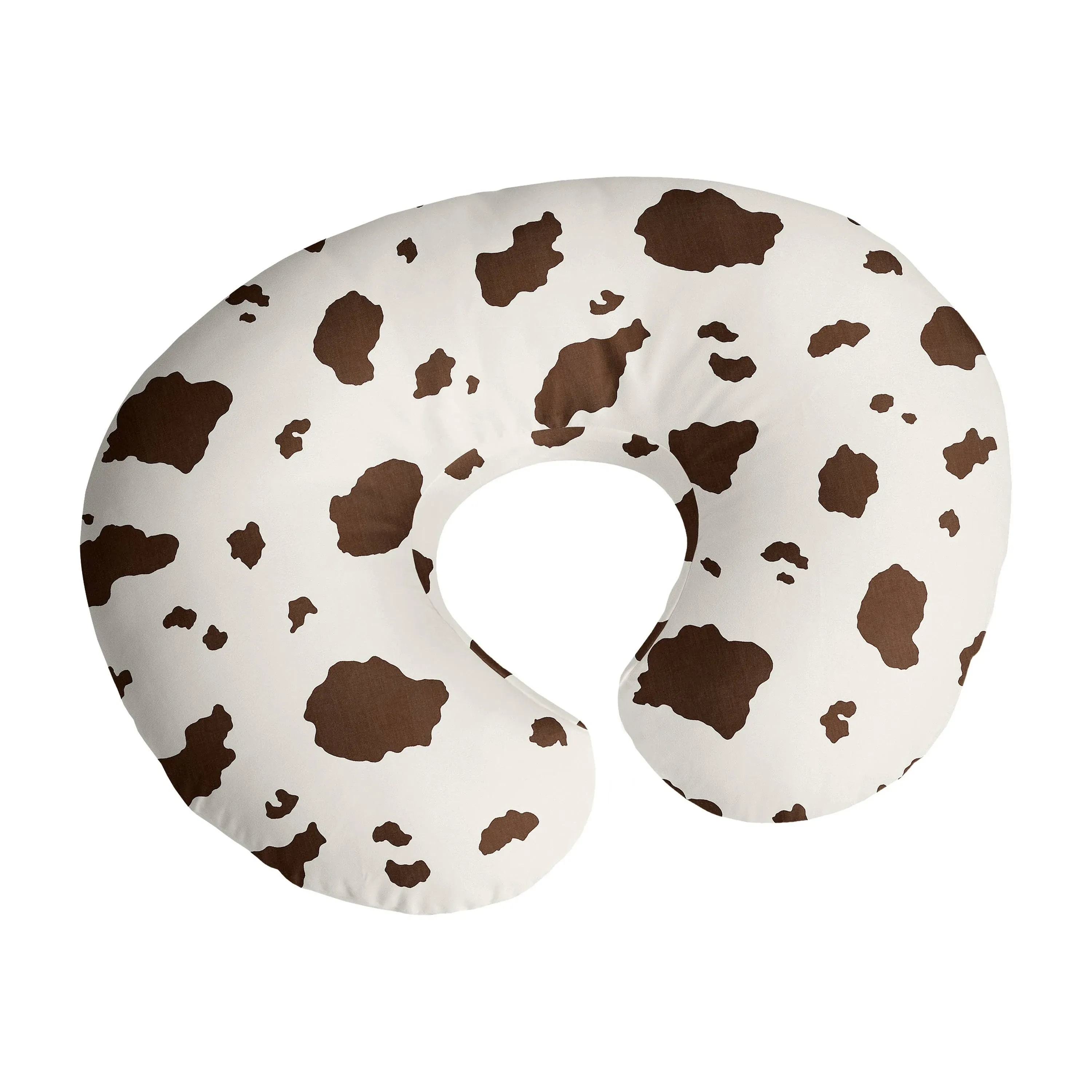 Sweet Jojo Designs Western Cow Print Boy Girl Gender Neutral Nursing Pillow Cover Baby Breastfeeding Slipcover Infant Newborn Nursery Bottle Pillowcase (Pillow NOT Included) - Ivory Wild West Cowboy