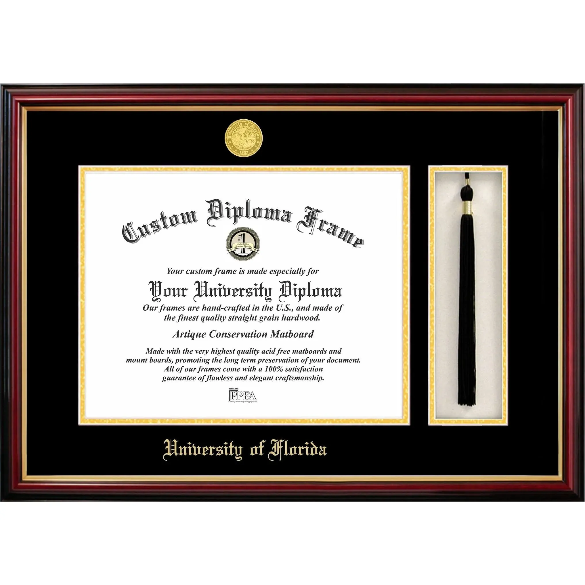 Campus Images University of Florida Tassel Box and Diploma Frame