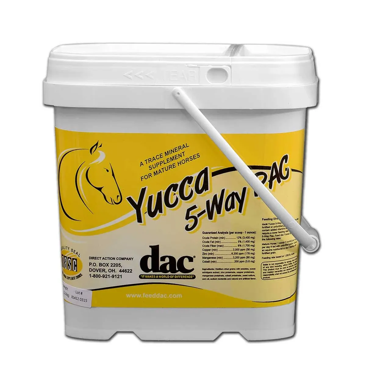 DAC Yucca 5-Way PAC Supplement for Horses